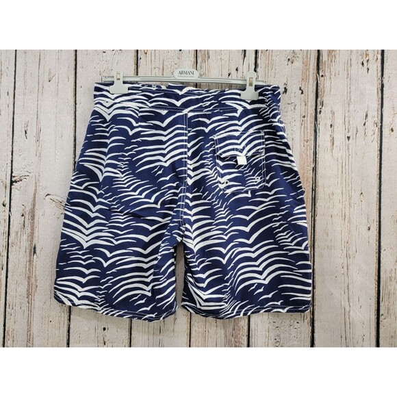 BF Men's Sz 35 Blue Vineyard Vines Swimwear Printed Shorts Swimsuit Swim Trunks - Picture 6 of 9